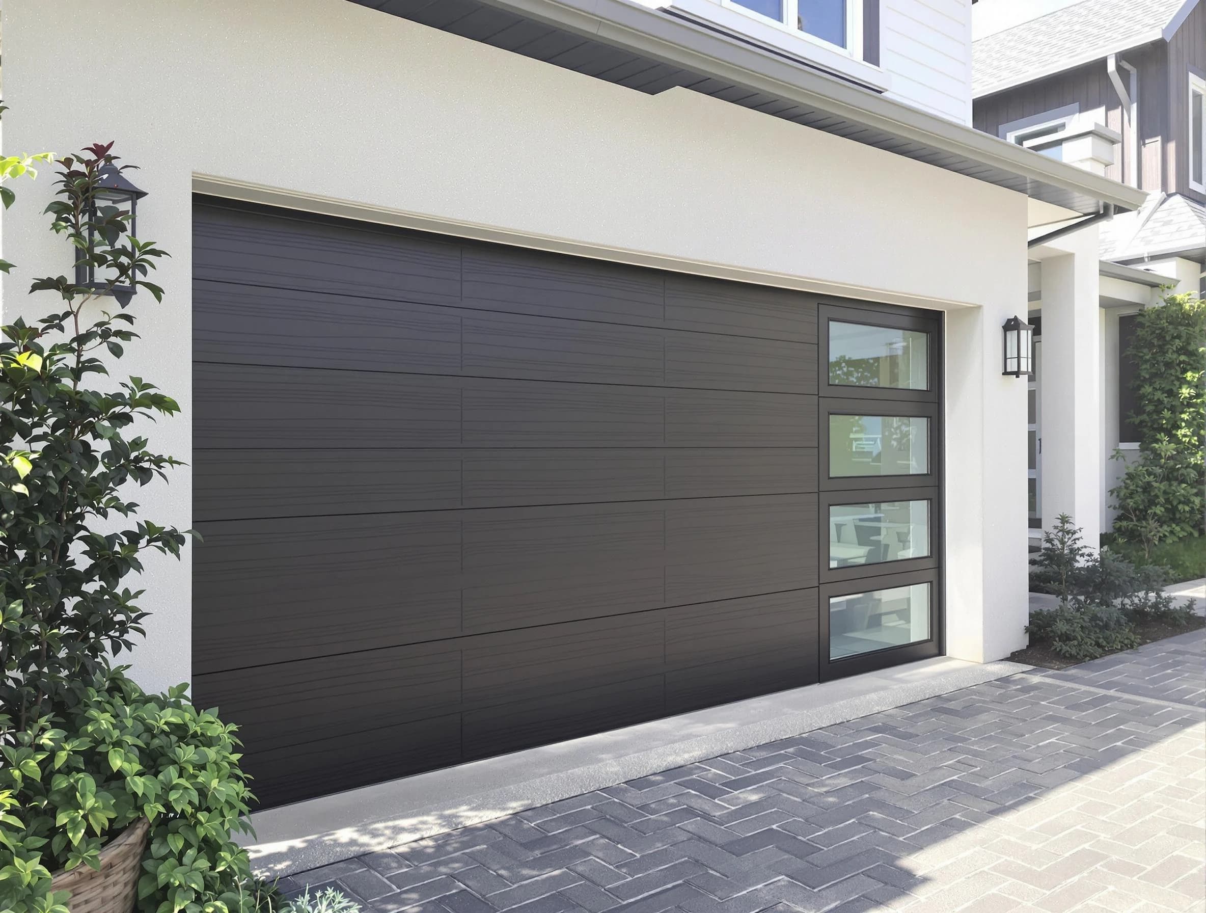 Custom garage door installation by Bethany Garage Door Repair in Bethany