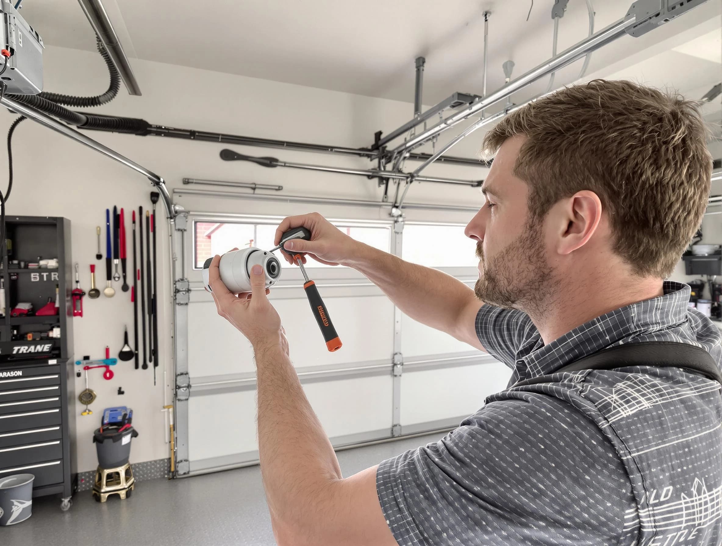 Garage door opener repair service by Bethany Garage Door Repair in Bethany