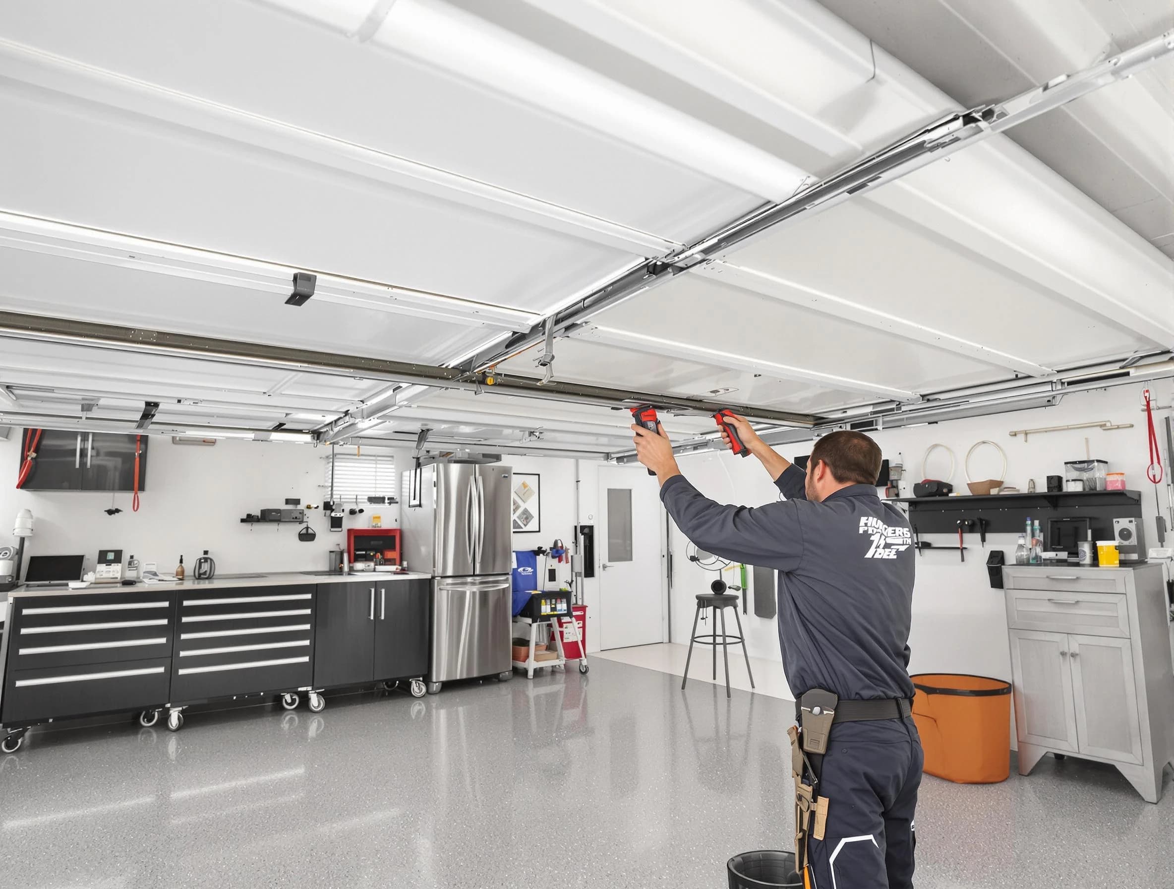Overhead garage door repair service by Bethany Garage Door Repair in Bethany