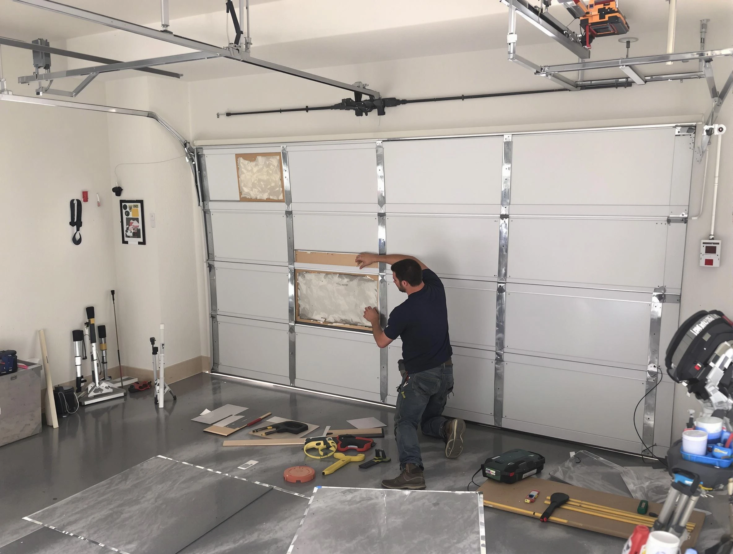 Garage Door Panel Repair in Bethany