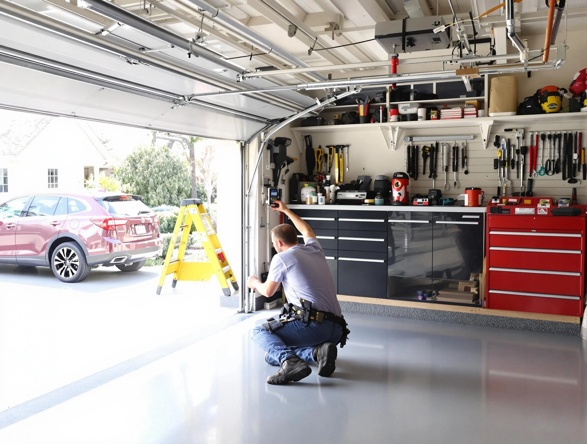 Local garage door repair service by Bethany Garage Door Repair in Bethany